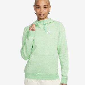 NWT Nike Women’s Sportswear Club Funnel-neck Hoodie. Light green (mint foam)